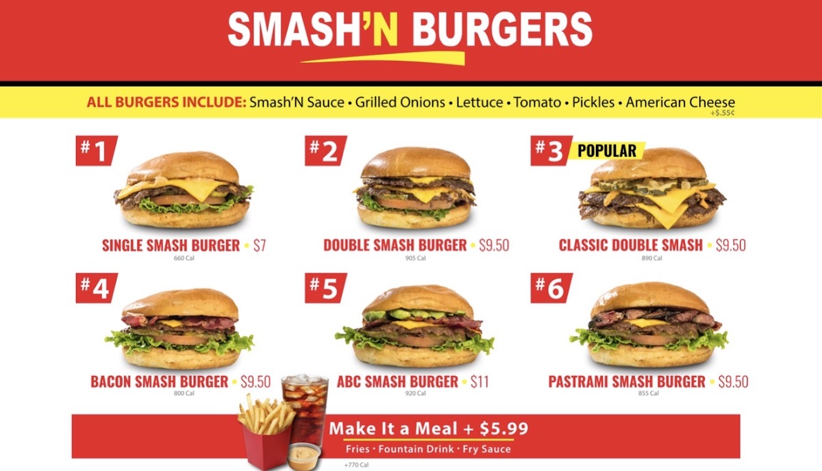 Menu Smash’N Burgers-1